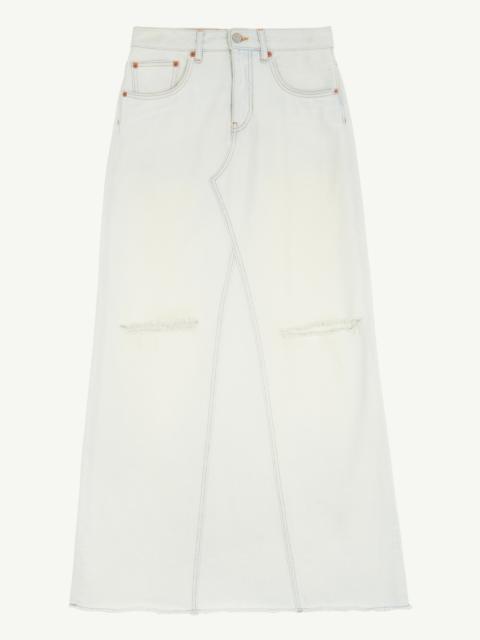 MM6 Maison Margiela Denim Maxi Skirt