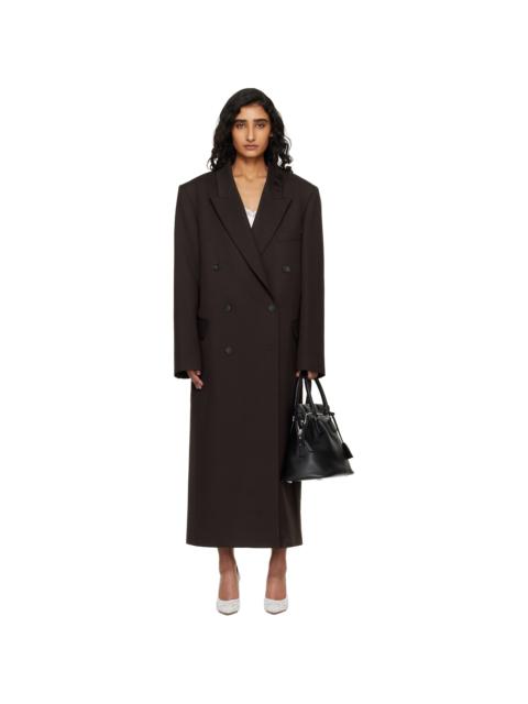 The Frankie Shop Brown Jane Long Coat