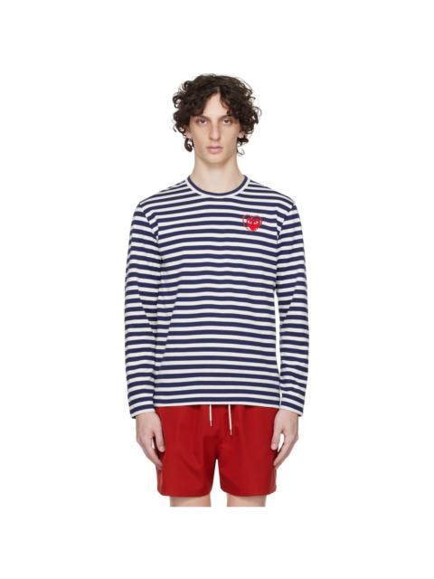 Comme des Garçons PLAY stripe T-shirt