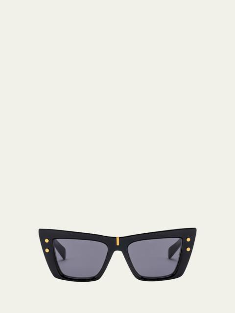 Balmain B-Eye Acetate Cat-Eye Sunglasses
