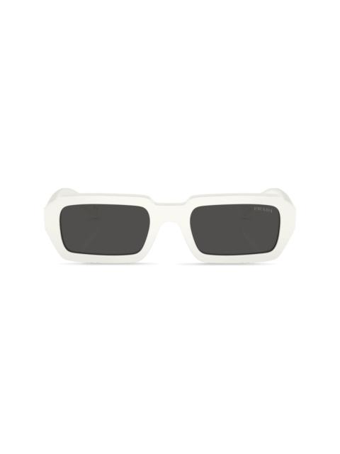 Prada logo-lettering rectangular sunglasses