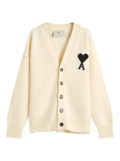 AMI Paris AMI Paris Felted Merino Wool Knit ADC Cardigan