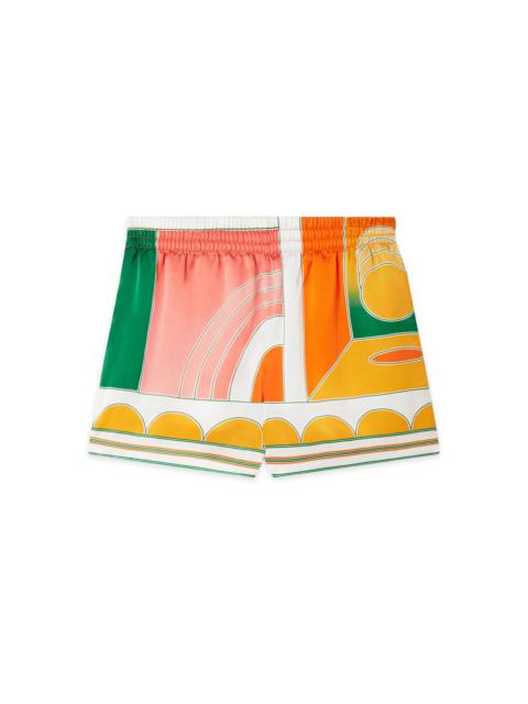 CASABLANCA Summer Court Silk Shorts