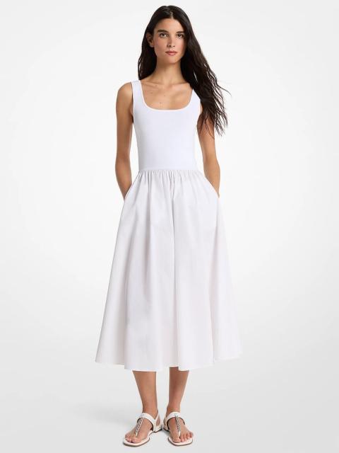 MICHAEL KORS Viscose Blend Midi Dress