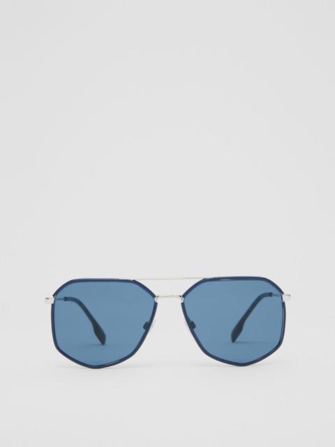 Geometric Frame Sunglasses