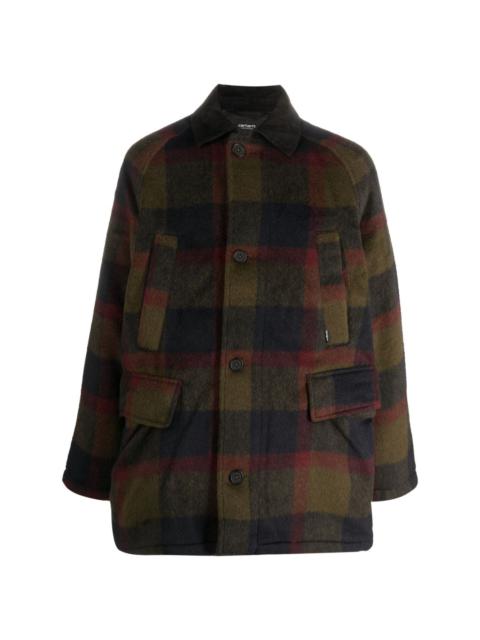 Beckley check-pattern cotton jacket