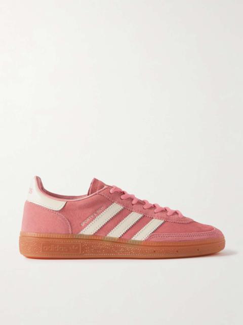 + Sporty & Rich Handball Spezial leather-trimmed suede sneakers