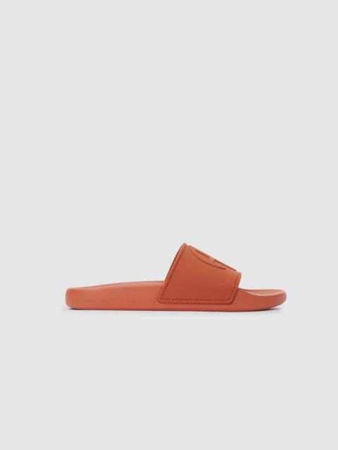 ANINE BING Isla Slides - Red Terracotta