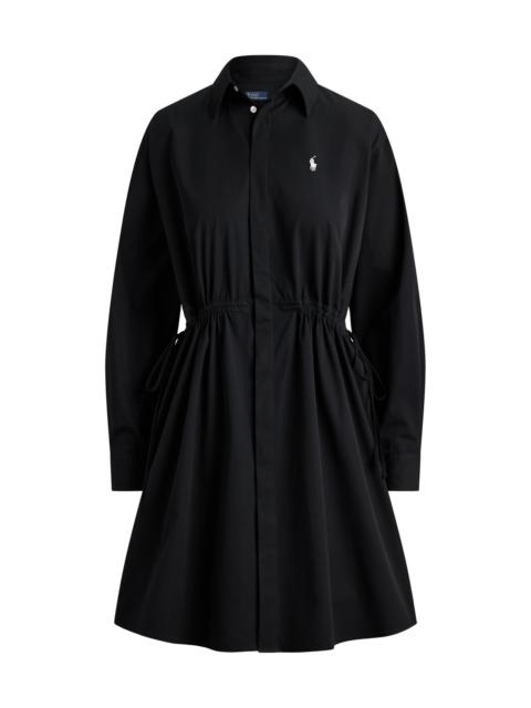 Polo Ralph Lauren Women's Cotton Drawstring Mini Shirtdress - Polo Black