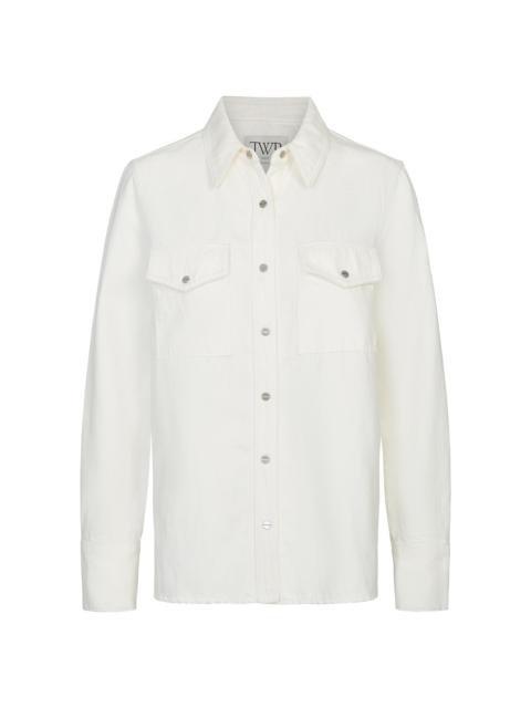 TWP Women's Ranchers Daughter Denim Shirt - White