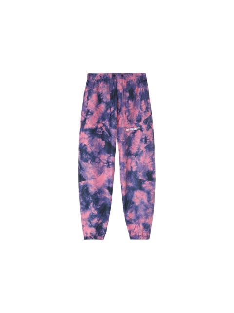 Off-White OFF-WHITE Ski Tie Dye Diag 3L Wide Pant Tie Dye Purple