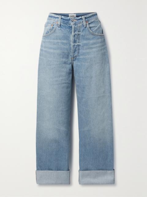 Citizens of Humanity Ayla Baggy High-rise Wide-leg Organic Jeans