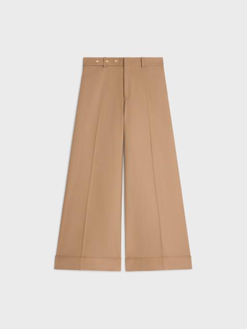 CELINE docks trousers IN cotton twill