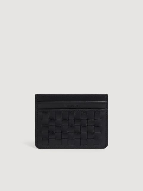 Sandro BRAIDED LEATHER CARD HOLDER