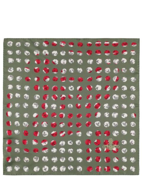 Vivienne Westwood Dots Pocket square silk foulard