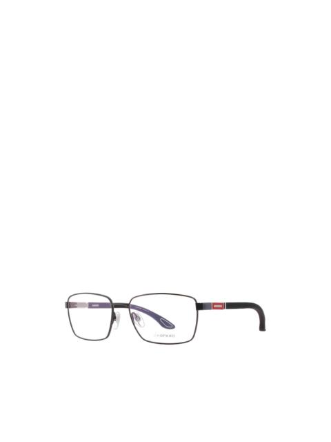 Chopard rectangle-frame palladium glasses
