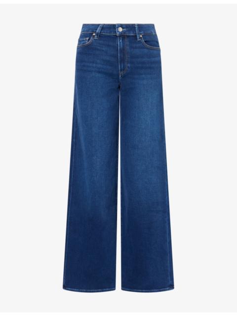 PAIGE Anessa 33in Wide-Leg Stretch-Denim Jeans
