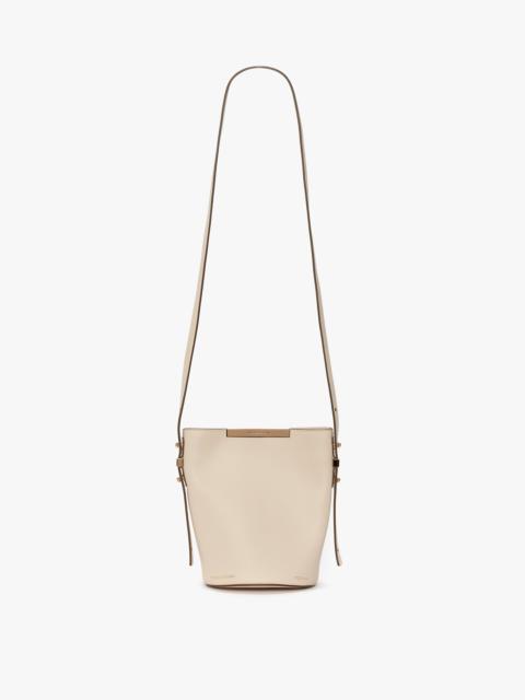 Victoria Beckham Mini Bucket Bag In Cream Leather
