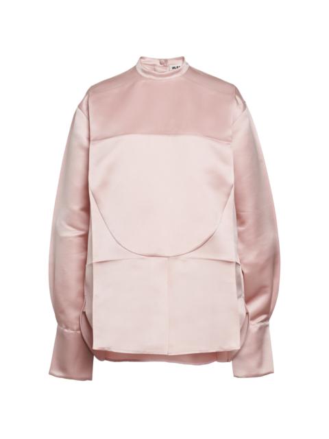 Jil Sander Paneled Satin Shirt pink