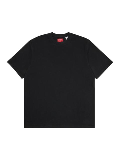 Supreme Contrast Appliqué Short-Sleeve Top 'Black'