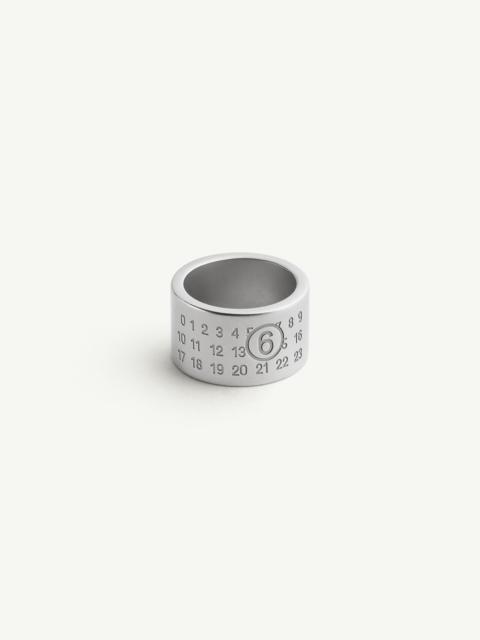 MM6 Maison Margiela Numeric minimal signature ring