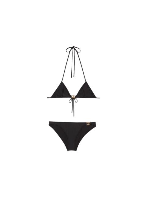 GUCCI Gucci GG Stretch Jersey Bikini Black/Gold-tone