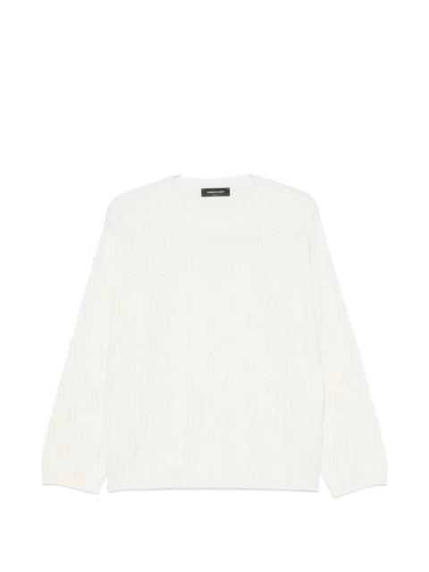 FABIANA FILIPPI Fabiana Filippi Bead-embellished Crew-neck Sweater