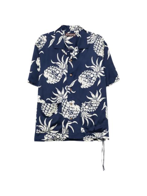 mastermind JAPAN pineapple-pattern shirt
