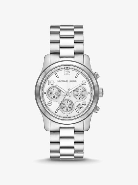 MICHAEL KORS Runway Silver-Tone Watch