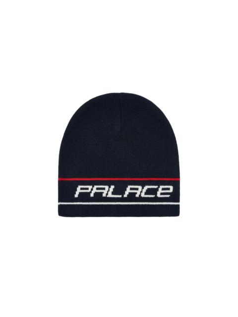 PALACE STRIPE NEIN CUFF BEANIE NAVY
