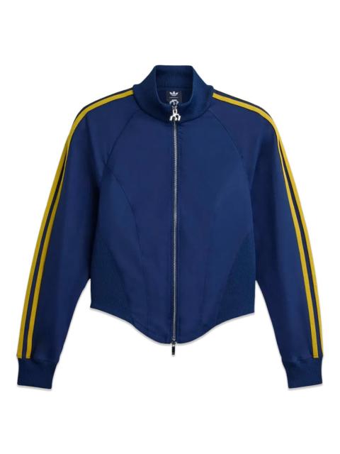 adidas Originals ADIDAS ORIGINALS X MIAOU WOMEN'S TRACKTOP - COLLEGIATE NAVY
