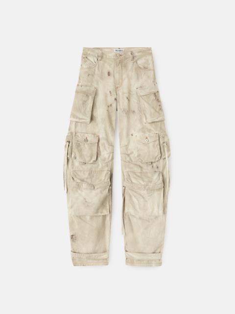 THE ATTICO ''FERN'' NATURAL MARBLE LONG PANTS