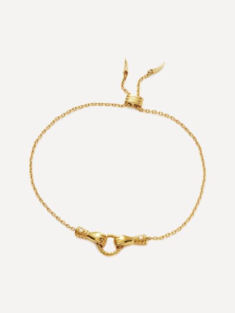 MISSOMA X Harris Reed 18ct Gold-Plated In Good Hands Slider Bracelet