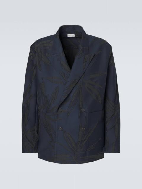 Dries Van Noten Cotton-blend jacquard blazer