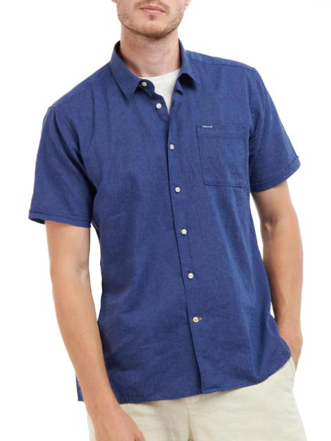 Nelson Linen & Cotton Button-Up Shirt