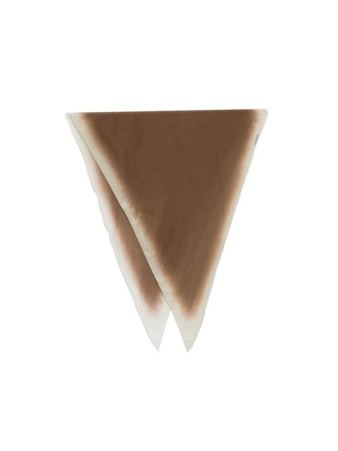 LARDINI square geometric scarf