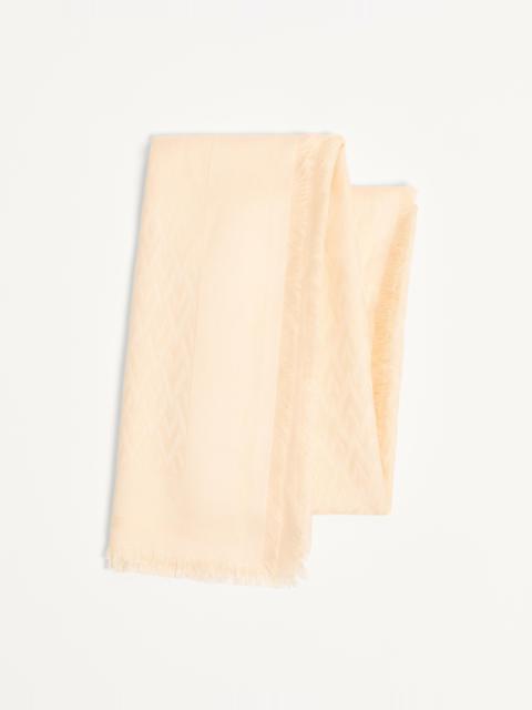 Valentino TOUTE LA V WOOL AND SILK SHAWL