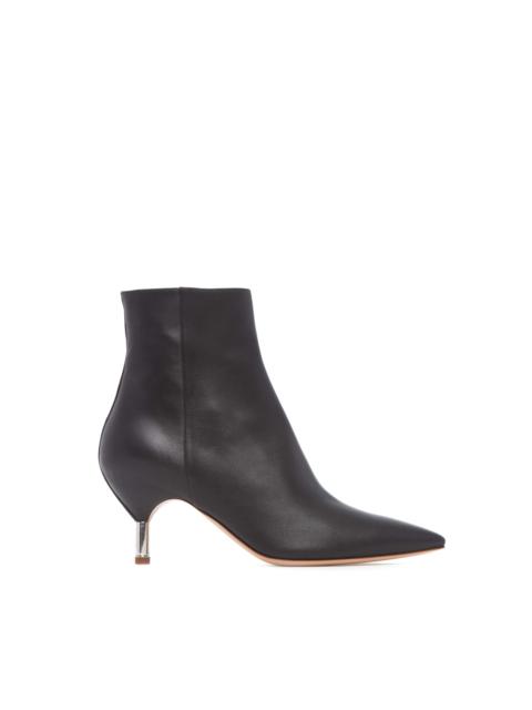 GABRIELA HEARST Valeria Heeled Boot in Black Leather