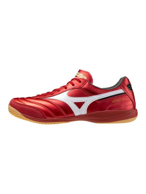 Mizuno Morelia Sala Elite Indoor Soccer Shoe, Red/White