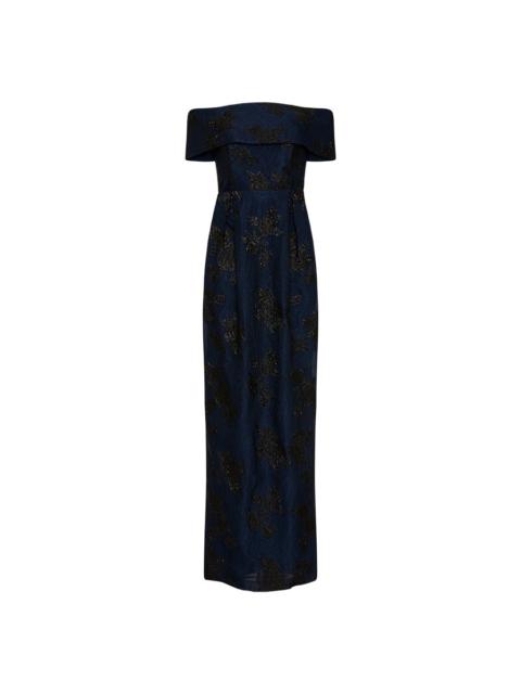 REBECCA VALLANCE Antoinette Off Shoulder Gown