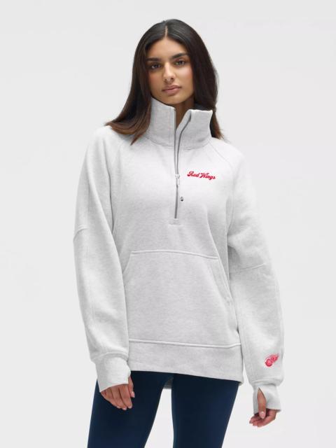 lululemon Scuba Oversized Funnel-Neck Half Zip Long *Detroit Red Wings