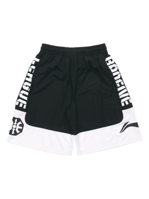 Li-Ning Li-Ning BadFive Logo Basketball Shorts 'Black White' AAPP097-1