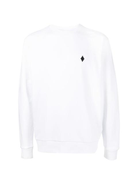 Marcelo Burlon County Of Milan logo-embroidered cotton sweatshirt