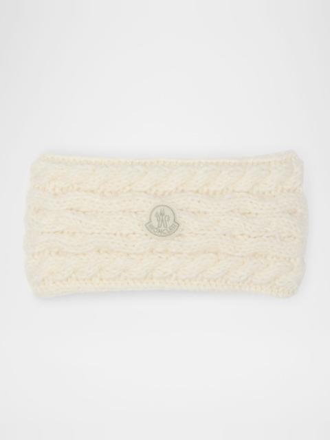 Moncler Cable-Knit Headband