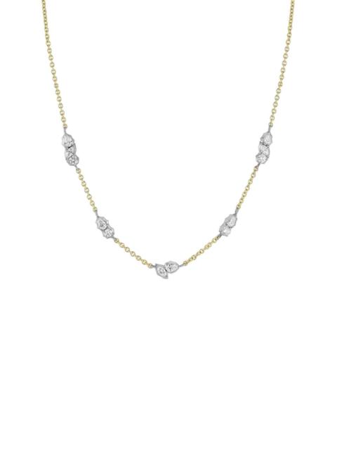 JADE TRAU Posey Station Necklace