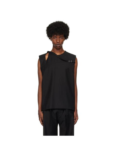 HELIOT EMIL™ Black Aegis Tailored Tank Top