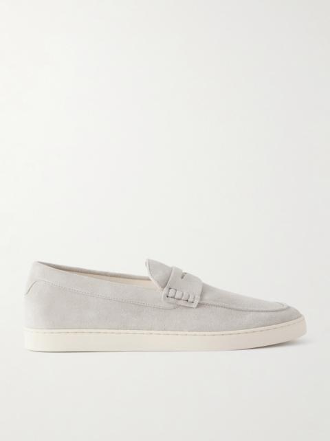 Brunello Cucinelli Suede Penny Loafers
