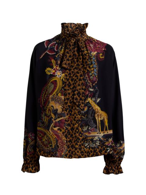 Etro Animal-Printed Blouse animal