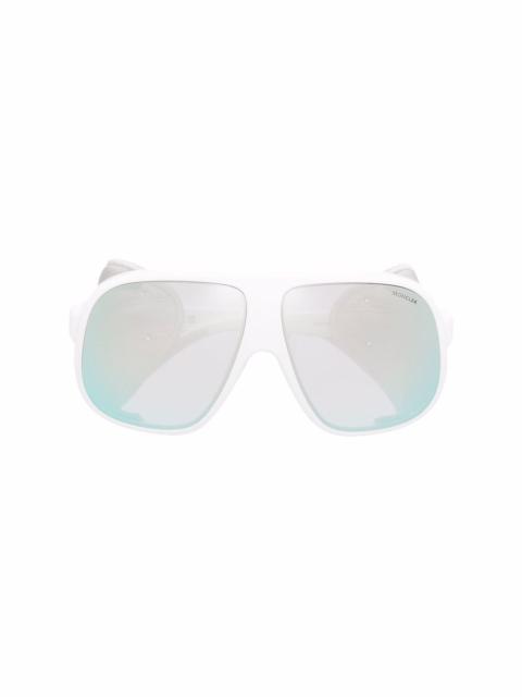 Moncler mask-frame sunglasses