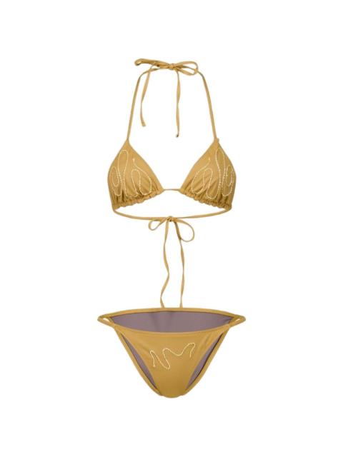 paloma wool Sharpie embellished bikini set